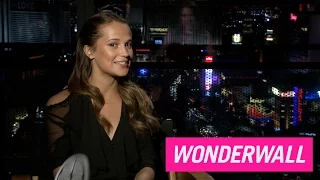 Alicia Vikander reveals shocking wardrobe choice during 'Jason Bourne' interview