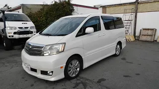 2003 Toyota Alphard 4wd Van 87Kms (Canada Import)