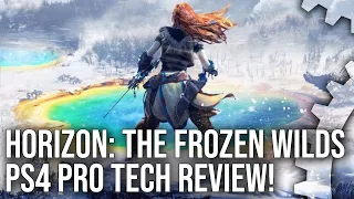 [4K HDR] Horizon: The Frozen Wilds PS4 Pro - Tech Breakdown and Engine Analysis