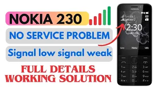 Nokia 230 Signal Network problem solution || RM 1172 no network problem ||Fix Nokia signal problem