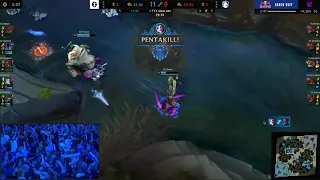 EG DANNY PENTAKILL VS TL!!! (LCS 2022 Spring Semi Finals Playoffs Baron Steal Pentakill)