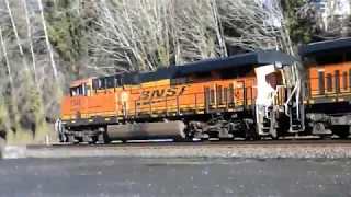 SEATTLE SUB M P  87 4 BNSF GRAIN TRAIN AMK TALGO TRAIN Medium