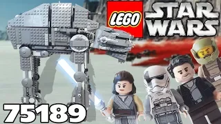 Обзор LEGO Star Wars 75189 - First Order Heavy Assault Walker (Штурмовой шагоход Первого Ордена)