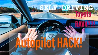 Making a SELF DRIVING 2021 RAV4! Toyota RAV4 Autopilot!! Mini Hack…