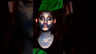 AVATAR Makeup #shortsfeed #creativemakeup #makeuptutorial