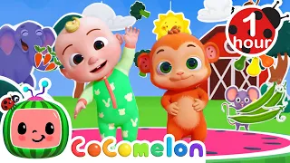 Yes Yes Vegetables (Animal Time) | CoComelon JJ's Animal Time | Animal Songs for Kids