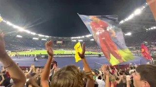 Roma -Fiorentina Tifo Curva Sud 22-8-2021