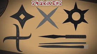 Shurikens (Ninja Throwing Stars)