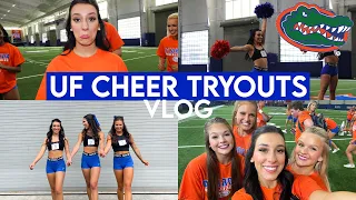 UF CHEER TRYOUTS VLOG | University of Florida Cheerleading Tryouts 2023