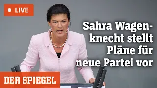 Livestream: So soll die neue Wagenknecht-Partei aussehen | DER SPIEGEL