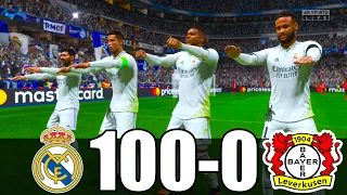 FIFA 23 | RONALDO, MESSI, MBAPPE, NEYMAR, ALL STARS | REAL MADRID 100 - 0 LEVERKUSEN | UCL FINAL