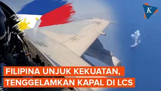 Jet Tempur Filipina Pamer Kekuatan, Tembak Kapal Latihan di Laut China Selatan