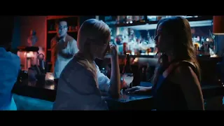 Hot Lesbian Bar Scene- Below her mouth.