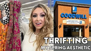 THRIFTING FOR SPRING 2024 | EXPLORING MY AESTHETIC & FINDING IT AT GOODWILL