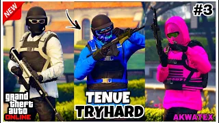 TOP 3 NOUVELLE TENUE TRYHARD SANS CODAGE ET FACILE À FAIRE #8 SUR GTA 5 ONLINE EN 1.60