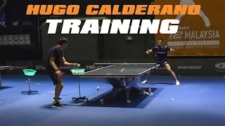 Hugo Calderano Multi Ball Training | T2 Diamond 2019 Malaysia