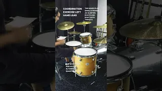 Beginner Drummers Daily Coordination Exercise With Triplets (Left Hand Lead) #shorts