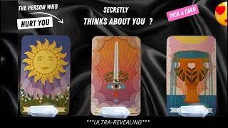 (The Person Who Hurt You) 💔 😔 What They SECRETLY Feel/THINK About You NOW!? 🔎 🤯 Psychic Reading!