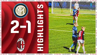 Highlights | Inter Women 2-1 AC Milan | Women's Coppa Italia Semi-final | First leg