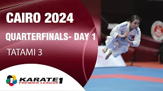 Karate1 CASABLANCA | Day 1 – QUARTER-FINALS - Tatami 1 | WORLD KARATE FEDERATION