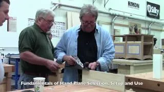 Fundamentals of Hand Plane Selection, Setup and Use