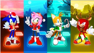 Christmas Special Sonic(Sugar Crush) × Amy(Believer) × Tails(levan polkka) × Knuckles(Wellerman)