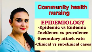 Epidemiology made easy for nurses|| Community health nursing for nursing competitive exams||