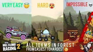 HCR2 Ranking all 10000 m in FOREST from EASIEST to HARDEST ! 🤪