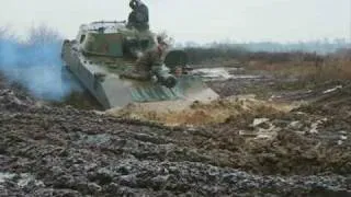 2S1 "Gvosdika" Tank Driving