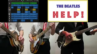 【Band Cover】"Help!" -The Beatles / Guitar, Bass, Vocal cover 　ビートルズ【バンドカバー】