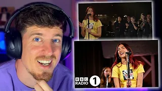 Reacting to Dua Lipa - Illusion & Sunshine in the Radio 1 Live Lounge