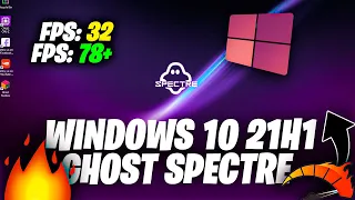 😱🚀 Windows 10 Ghost Spectre Lite Gamer Full | Windows 10 For Games & Performance!!