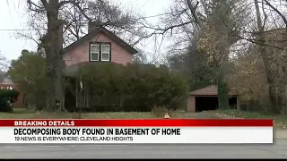 Decomposing body found in basement of Cleveland Heights home