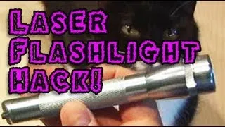 Amazing Lasers! - Laser Flashlight Hack!