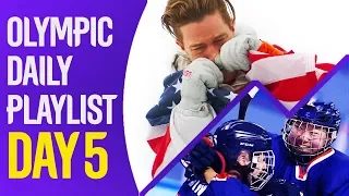 Olympic Daily Playlist: Day 5 - Korea's first hockey goal and redemption for Shaun White