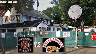 Hells Angels Clubhouse Gets Surrounded By 100 Rival Bikers