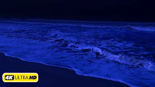 Ocean Wave Sounds For Deep Sleep  Goodbye Insomnia, Reduce Stress 4K Video