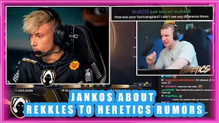 Jankos About Rekkles to Heretics Rumors