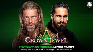 EDGE VS SETH ROLLINS AT CROWN JEWEL FULL MATCH HIGHLIGHTS 2021 GAMEPLAY #edgevssethcrownjewel #wwe2k