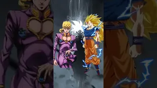 Giorno vs randoms who is stronger? #shorts #anime #jojo #naruto #dbs #dbz