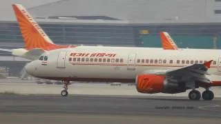 Air India - Airbus fleet Taxi In & Out at IGI