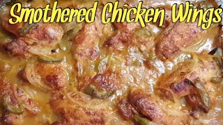 Baked Smothered Chicken Wings l Cream Of Chicken