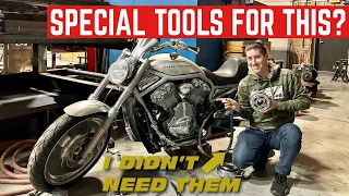 Crazy RACING Clutch Install On My CHEAP Harley V-Rod