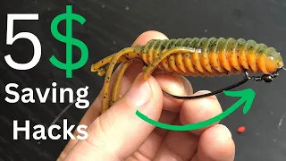 5 easy HACKS to SAVE MONEY on the Texas Rig lures