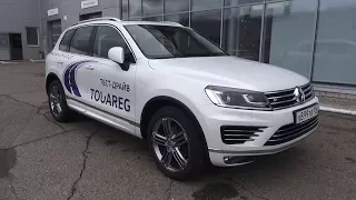 Best 4X4 Ever Volkswagen Toureg 2017 R-line. Start Up, Engine, and In Depth Tour.