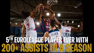 [2020-21] Pierria Henry vs Barca Highlights {5th EuroLeague player EVER with 200 assists!!!}