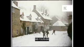 UK Christmas in 1958, HD from 35mm