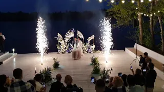 Холодные фонтаны на свадьбу в СПб