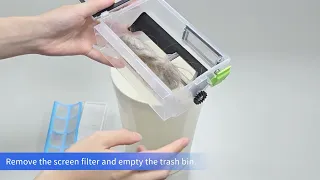 LEGEE-D8 General Maintenance｜Clean the Trash Bin & Filter
