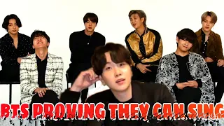 BTS proving they can sing | A Cappella Singing Compilation | 2021